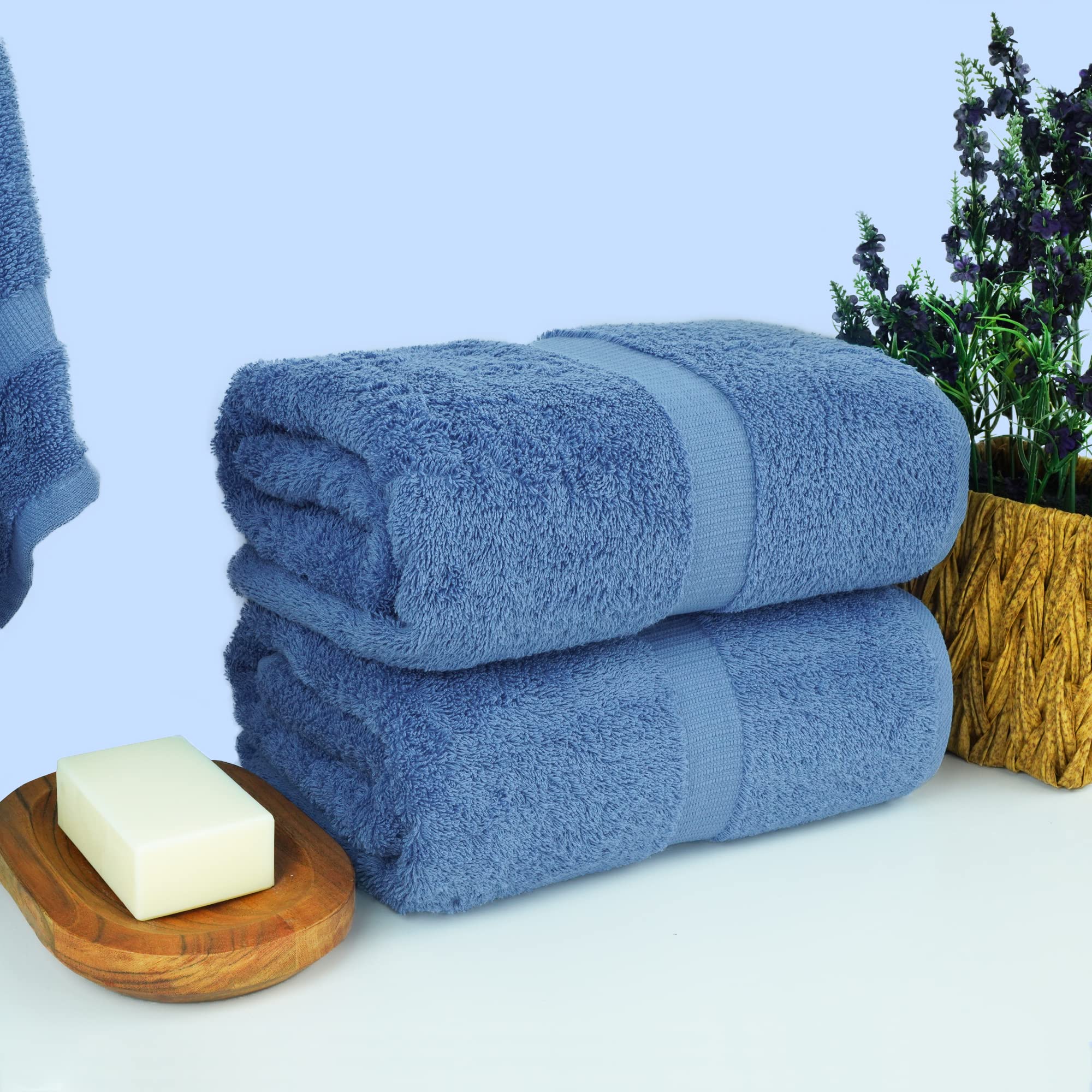 Chakir Turkish Linens large bath sheets emphasize premium texture and everyday comfort.
