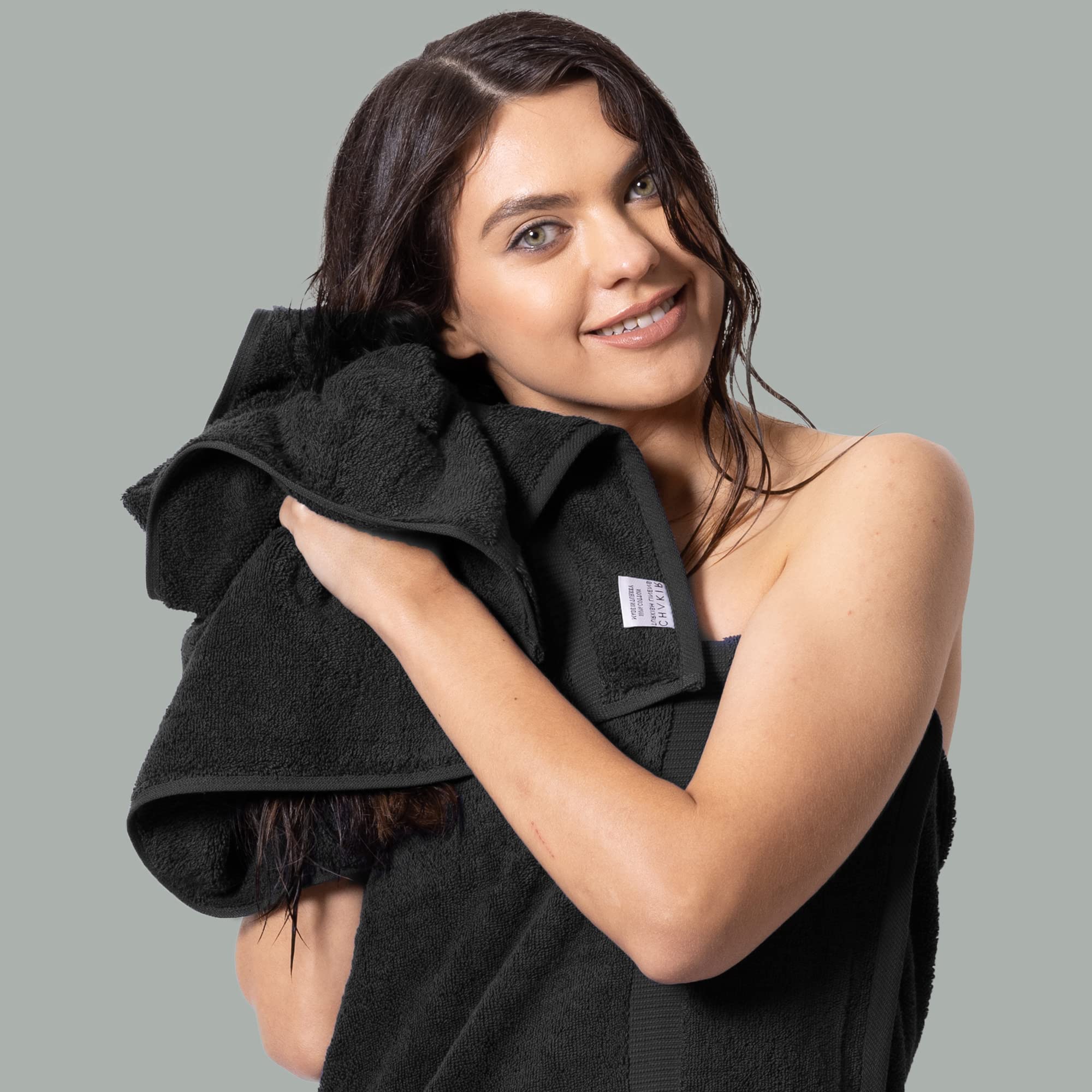 Chakir Turkish Linens absorbent cotton towels with spa-like softness for daily use.