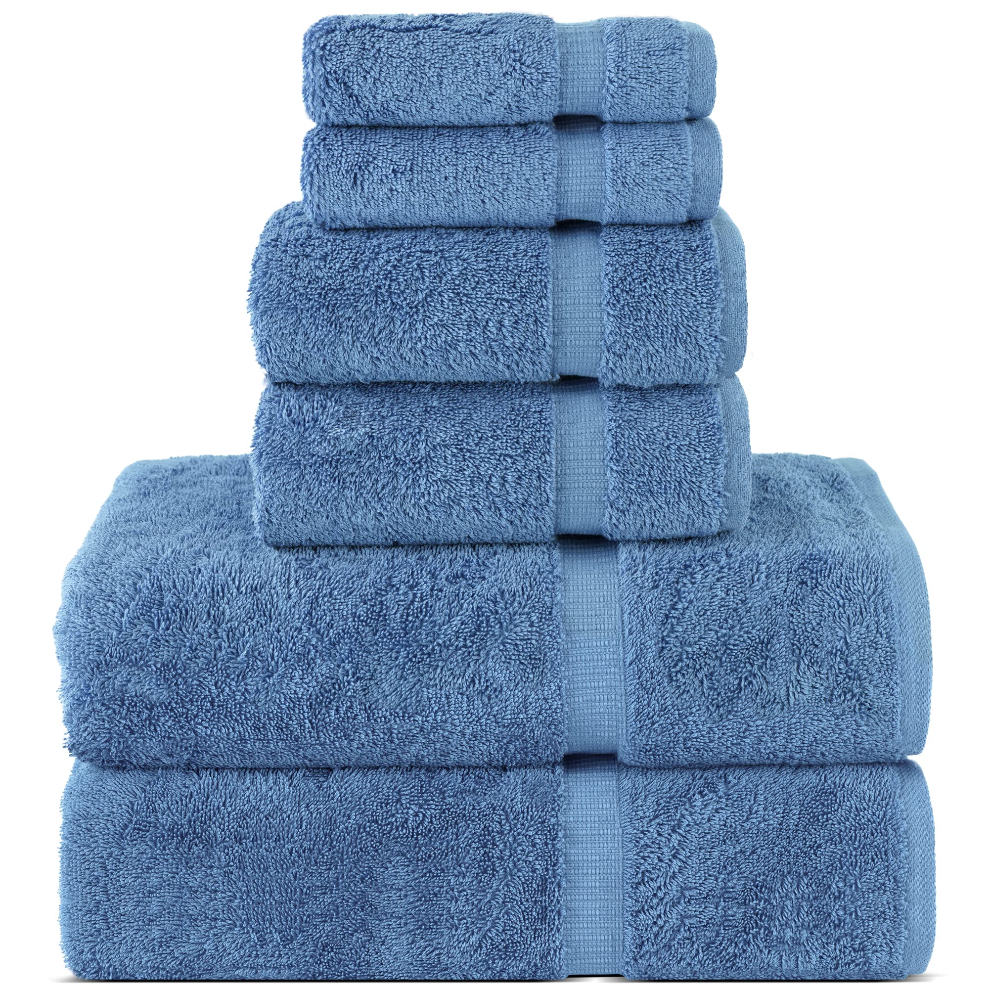 Chakir Turkish Linens bath towels plush and absorbent for spa-like drying at home.