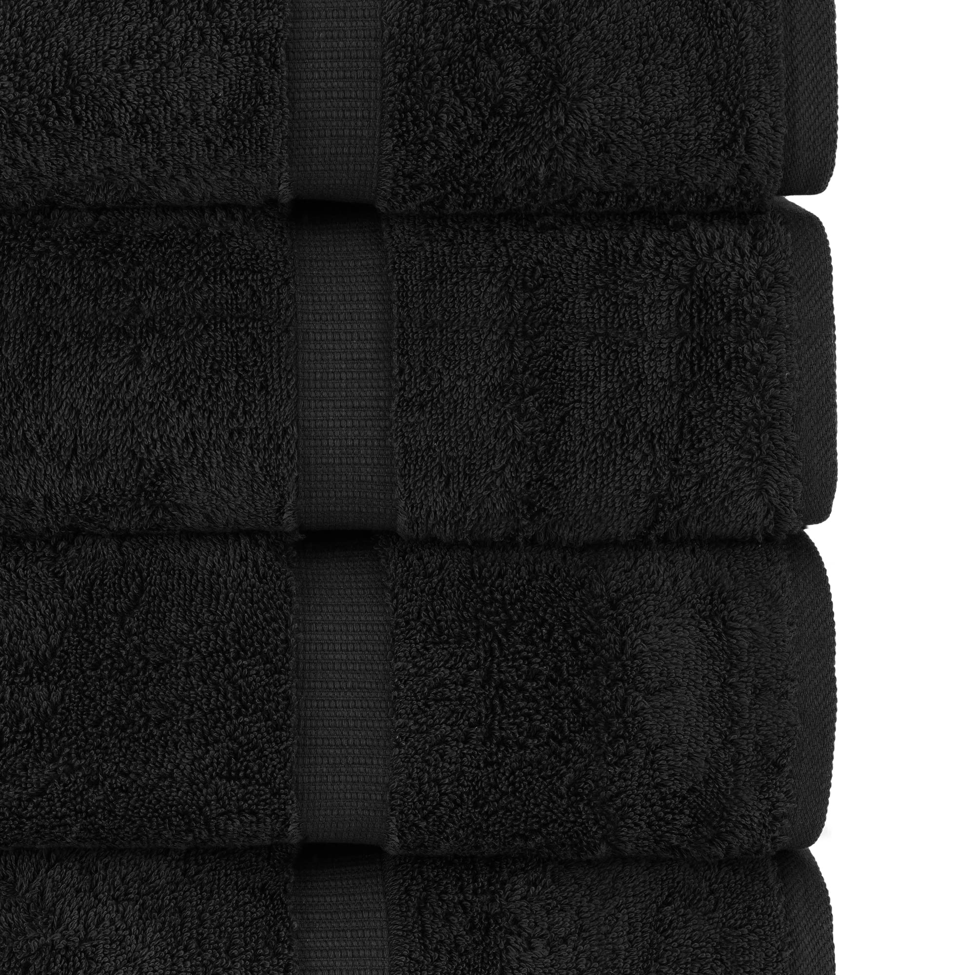 Chakir Turkish Linens 27x54 inch towel black ready for daily use.