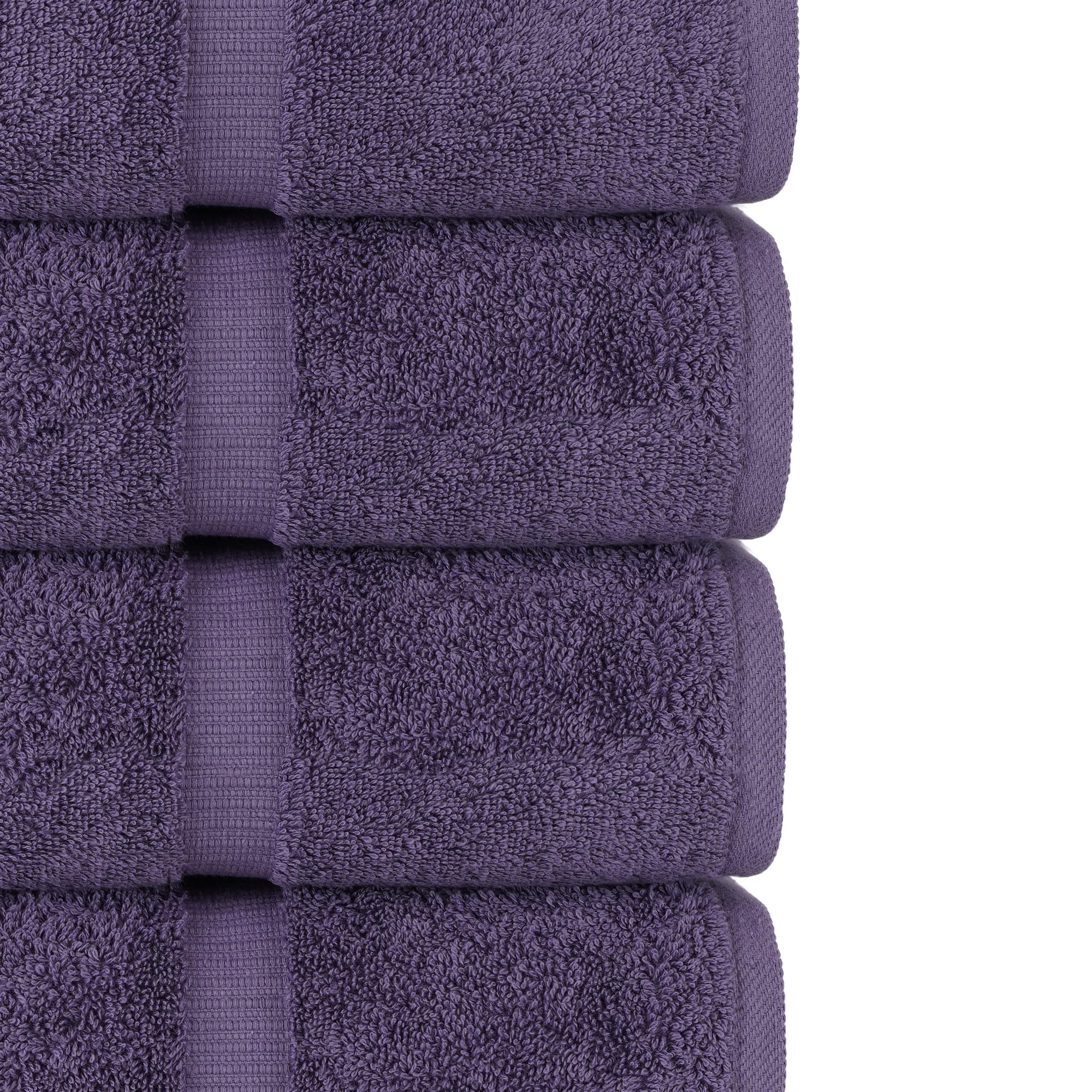 Chakir Turkish Linens closeup shows double-stitched hem for lasting durability.