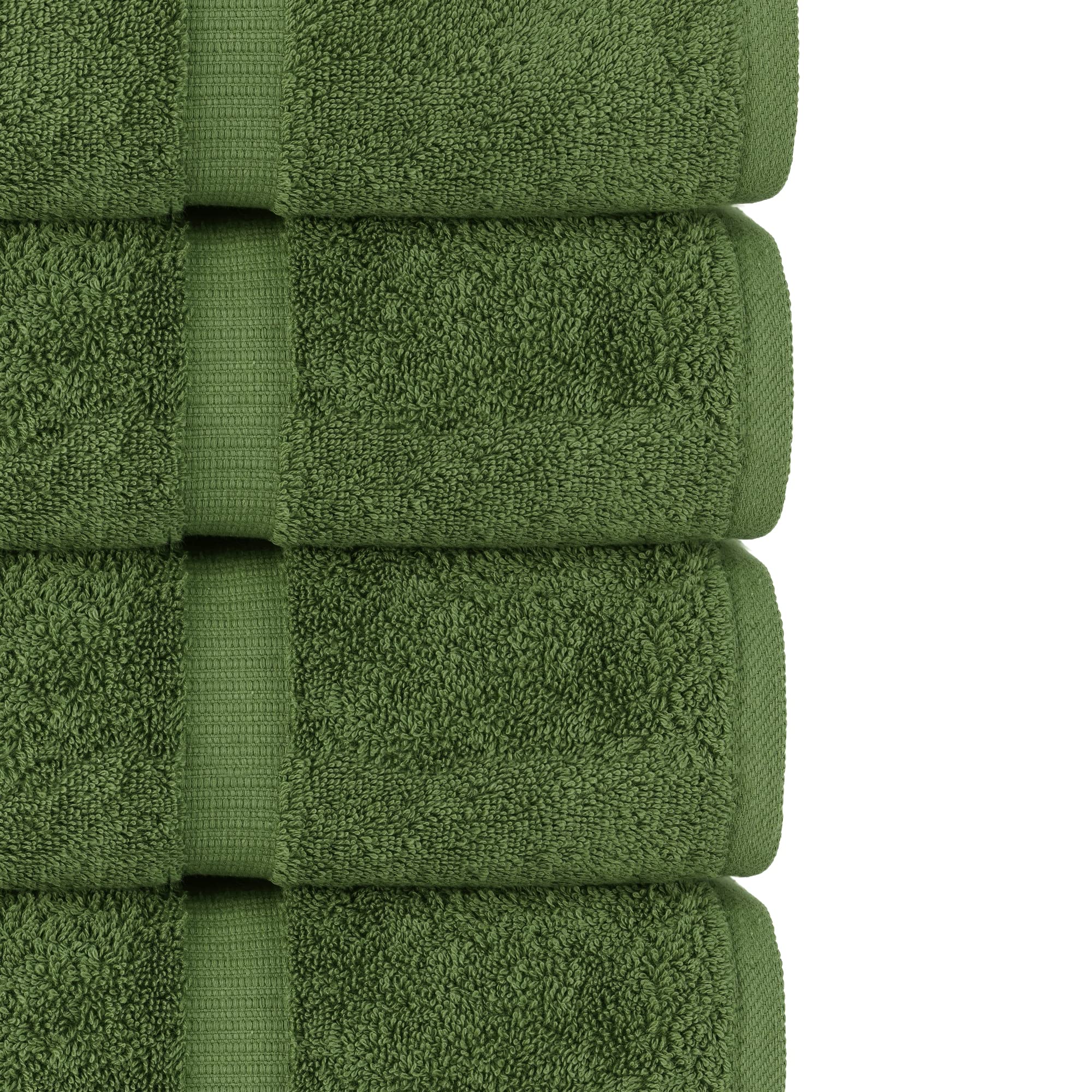 Towel construction features a durable double-stitched hem for daily use.