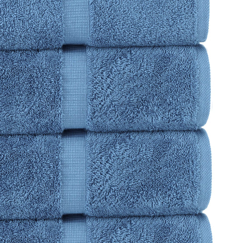 Chakir Turkish Linens double-stitched hems enhance durability for frequent washing.