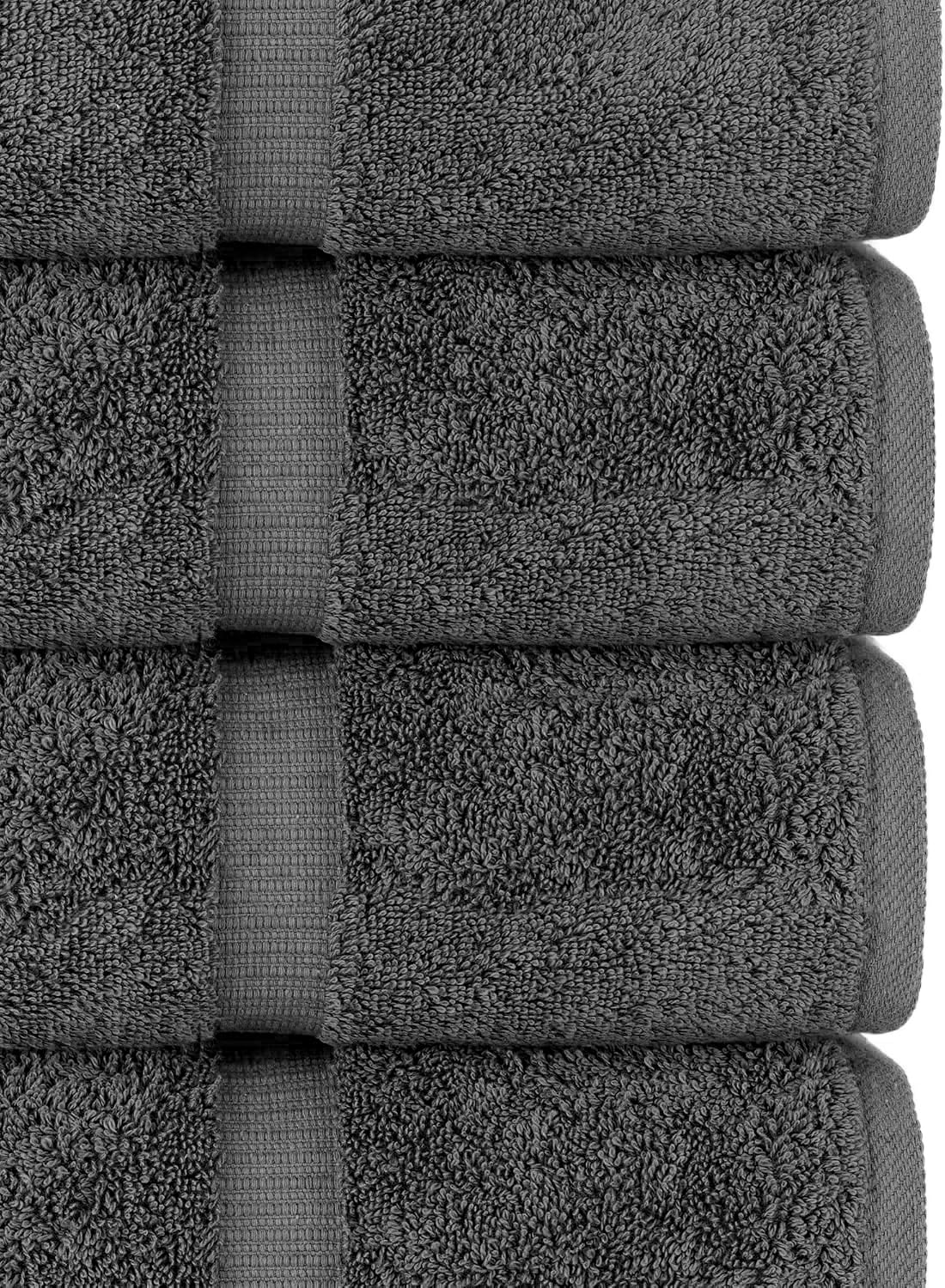 Chakir Turkish Linens towel fluffs after washing for spa-like feel.