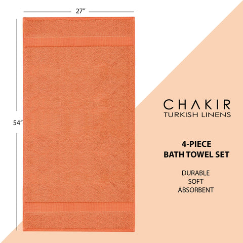 Chakir Turkish Linens gift-ready coral towels for events and celebrations.