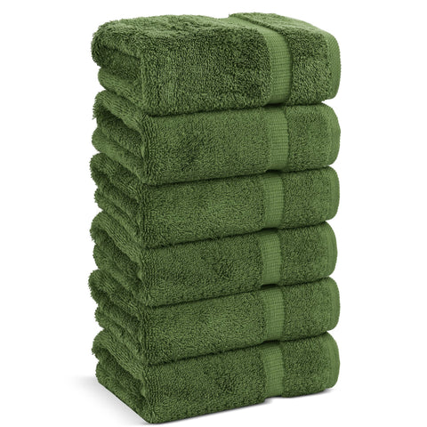 Chakir Turkish Linens hand towel close-up showing plush cotton softness for everyday use.