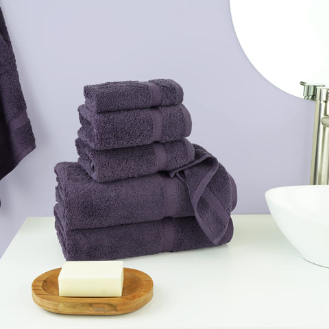 Chakir Turkish Linens luxury hand towels provide soft texture and quick-drying everyday practicality.