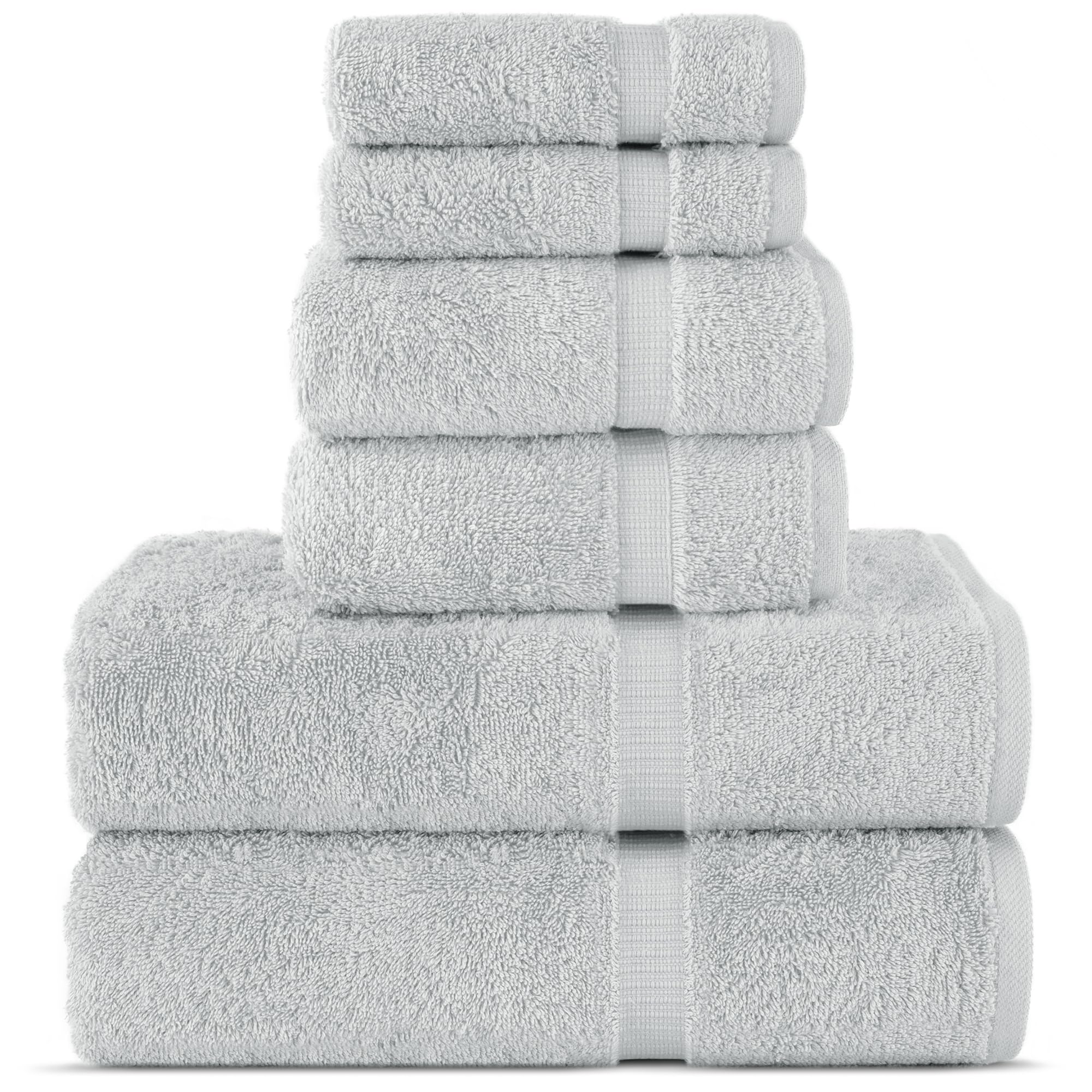 Chakir Turkish Linens luxury bath towel folded, showcasing plush absorbent cotton