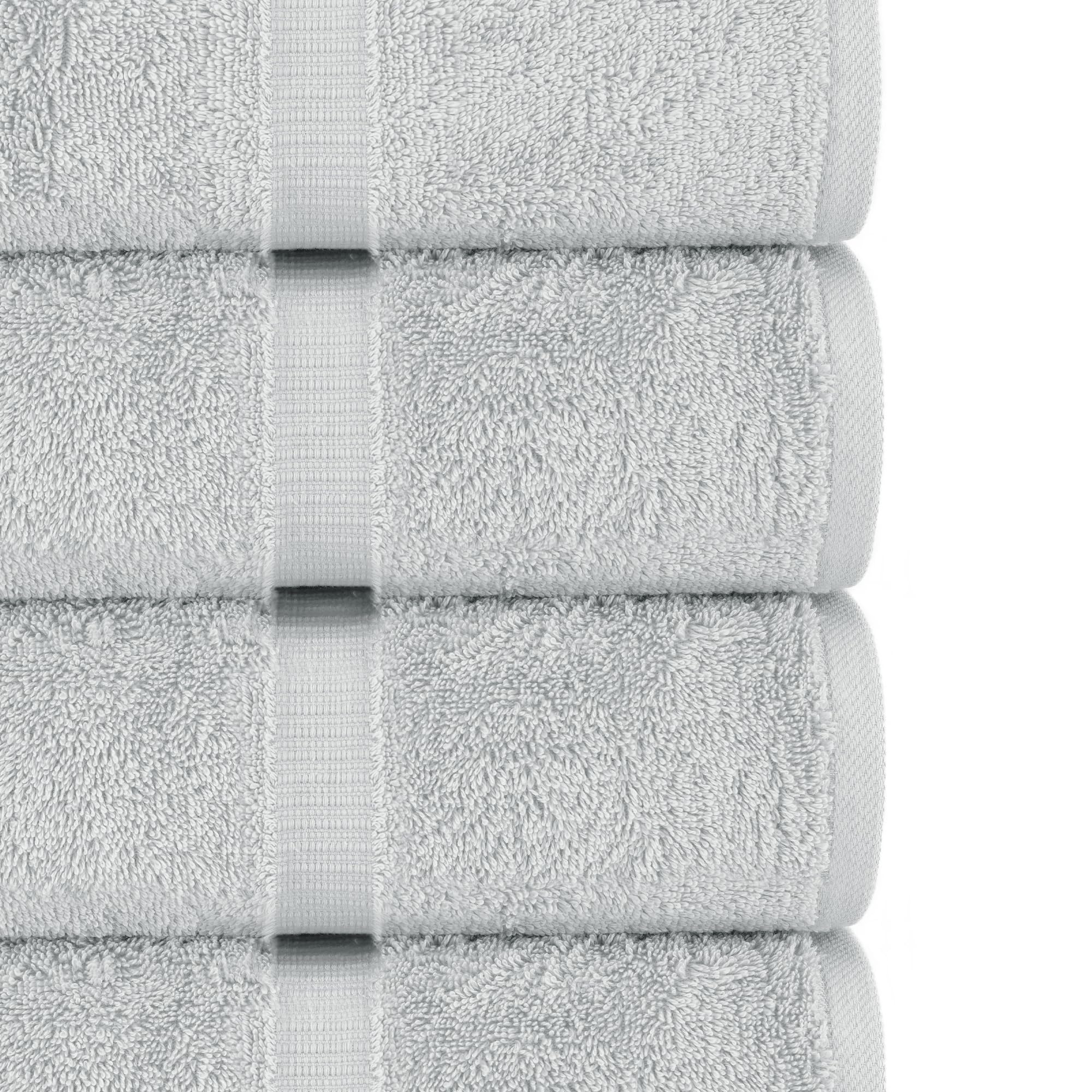 Chakir Turkish Linens luxury hand towel close-up with durable hem