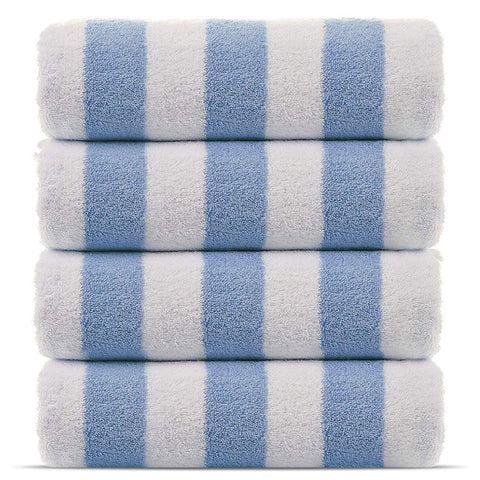 Chakir Turkish Linens pool towel close-up weave, showing plush softness and absorbency