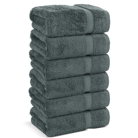 Chakir Turkish Linens premium towels stack, showing plush cotton and hotel-like luxury
