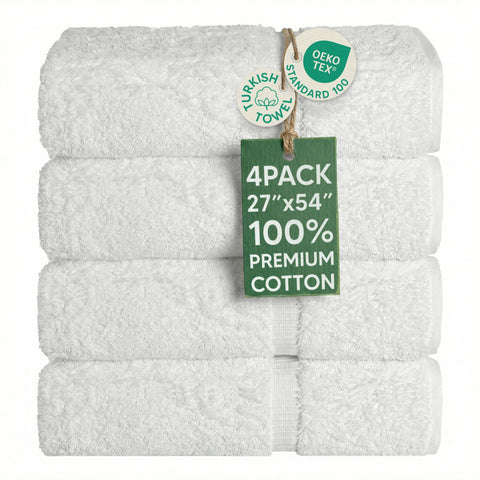 Chakir Turkish Linens ring-spun cotton close-up shows plush softness and high absorbency.