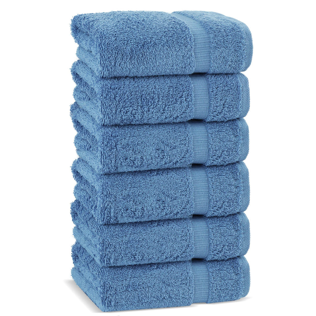 Chakir Turkish Linens wedgewood soft-touch towels deliver spa-like comfort at home.