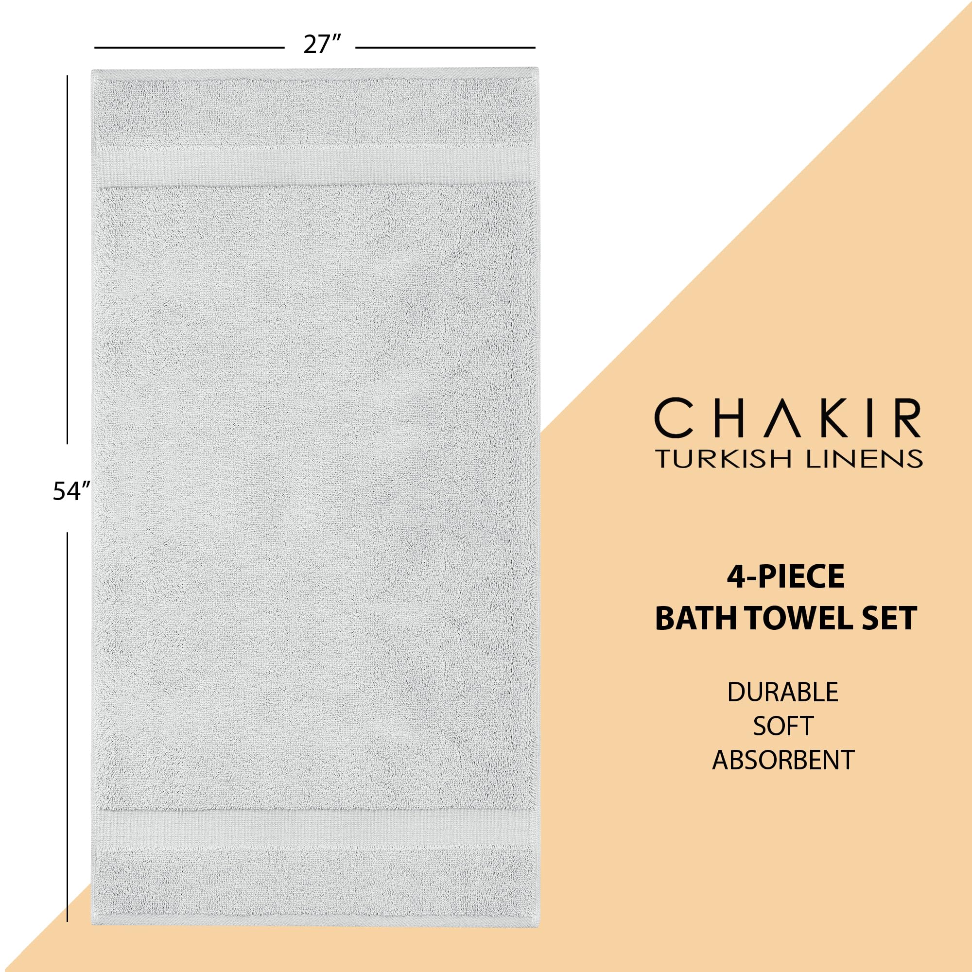 Chakir Turkish Linens gift-ready towel set ideal for housewarmings
