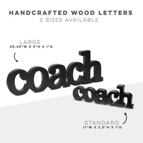 ChalkTalkSPORTS Coach Word Sign with pen ready for autographs and notes