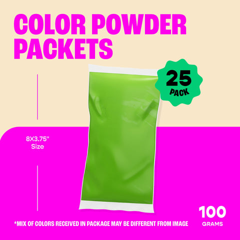 Chameleon Colors 100g yellow powder pack ideal for color runs