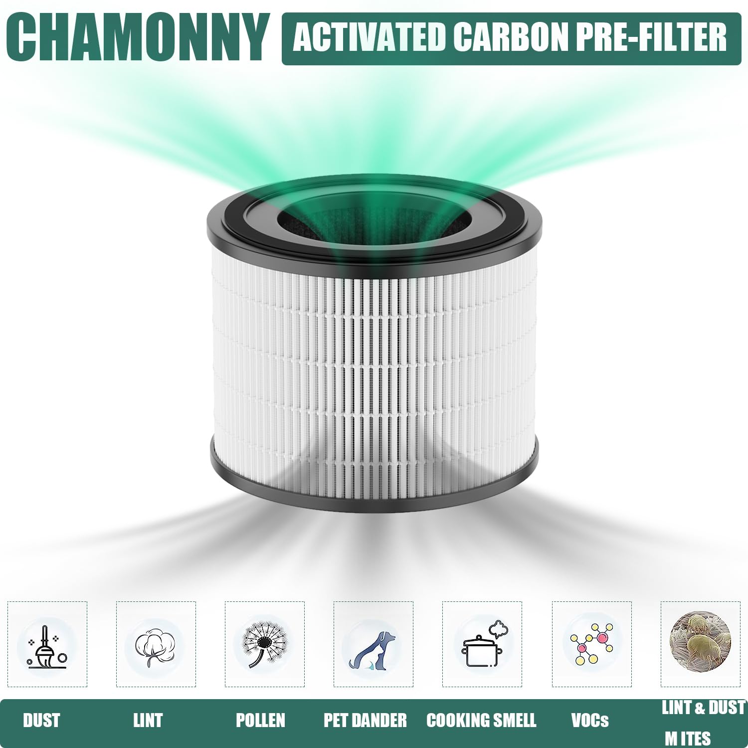 CHAMONNY AP-S0610L compatibility with MOO-KA AP-S0610L purifiers is shown