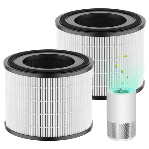 CHAMONNY AP-S0610L two-pack filter close-up highlighting dense filtration media for fresher air