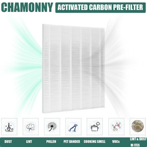 CHAMONNY D480 true HEPA filter shown in a Winix D480 setup.
