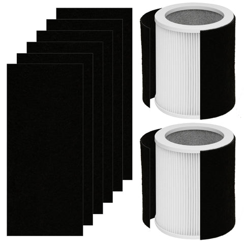 CHAMONNY H-HF400-VP two HEPA filters for cleaner indoor air