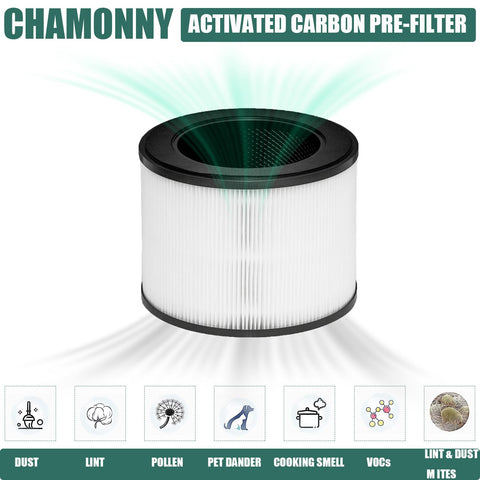 CHAMONNY MA-22 pre-filter layer close-up for enhanced filtration.