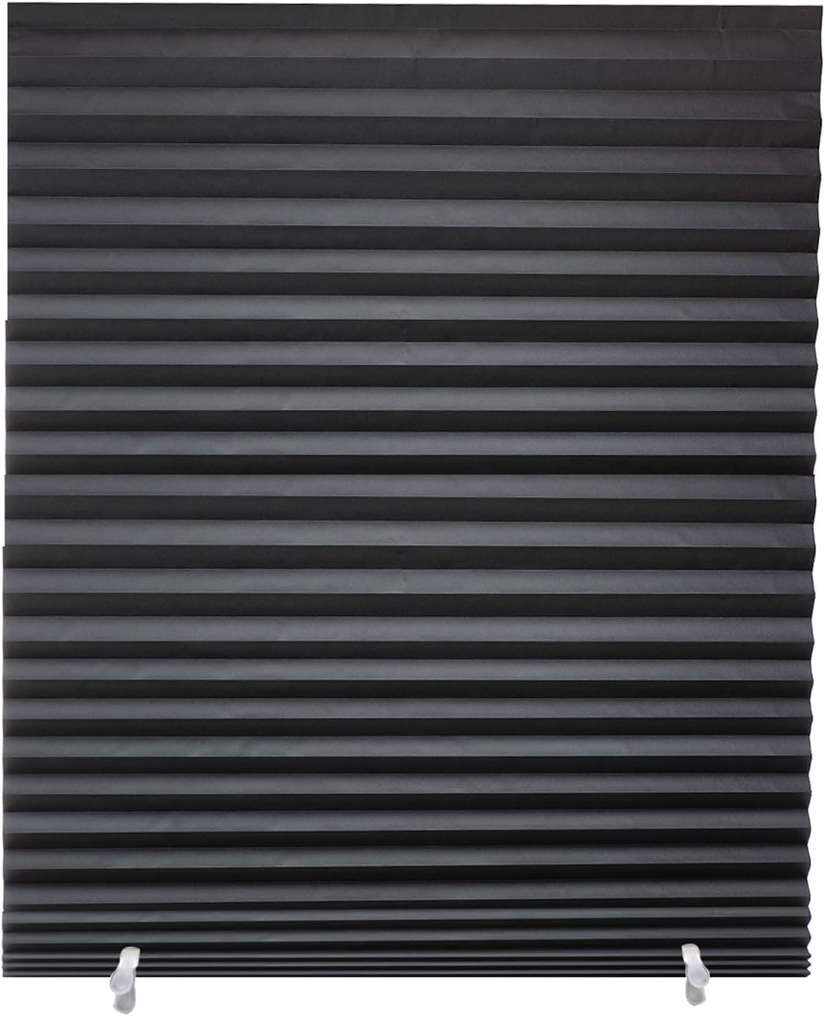 Changshade 6-pack pleated shades provide blackout coverage for large windows.