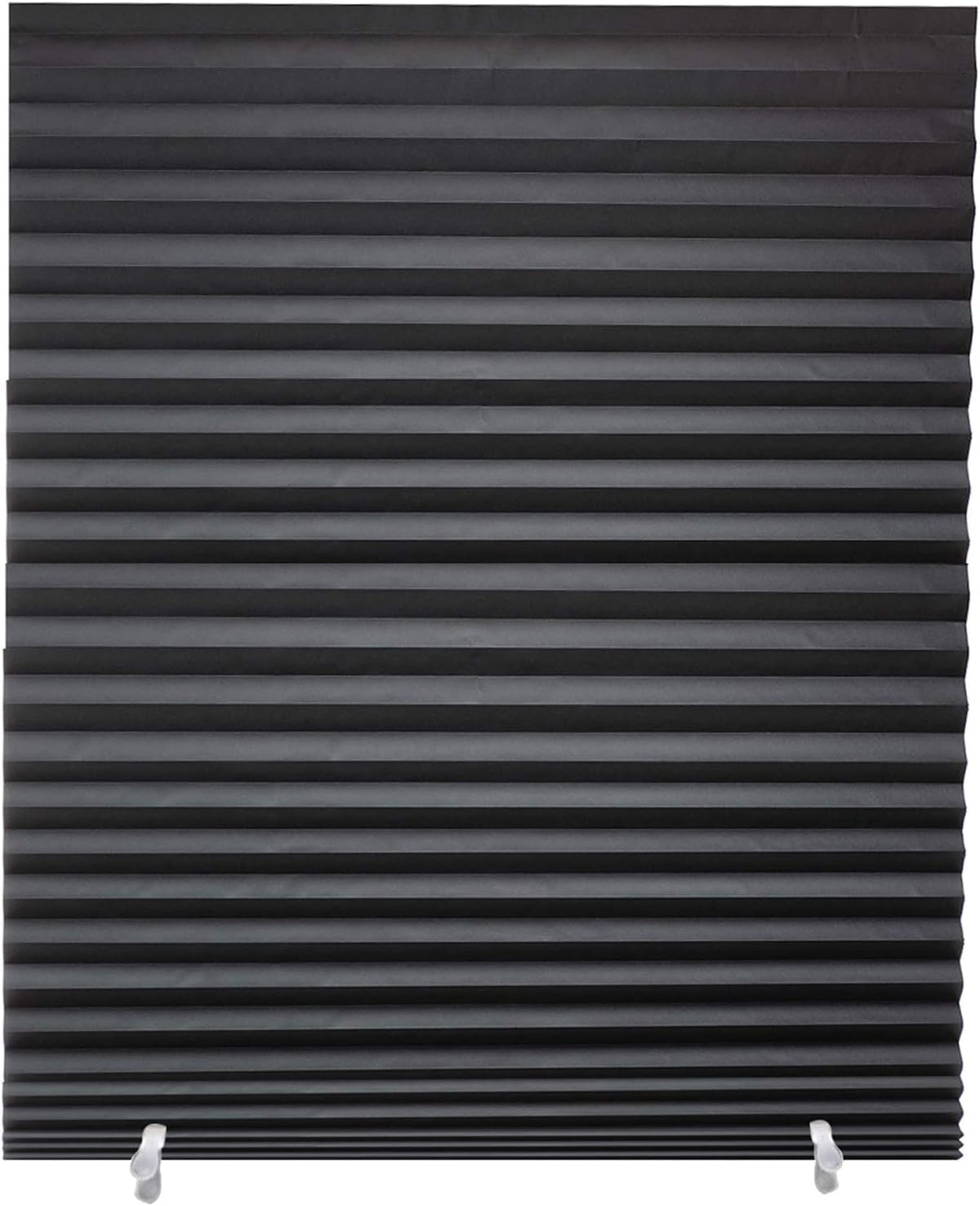 Changshade 6-pack pleated shades provide blackout coverage for large windows.