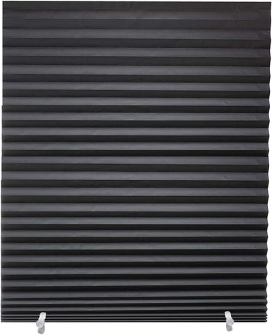 Changshade 6-pack pleated shades provide blackout coverage for large windows.