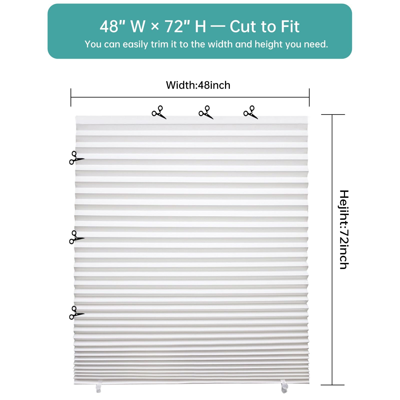 Changshade brown pleated shades offering softer light filtering.