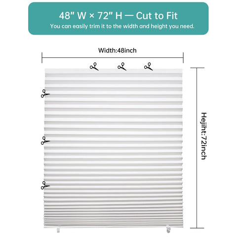Changshade brown pleated shades offering softer light filtering.
