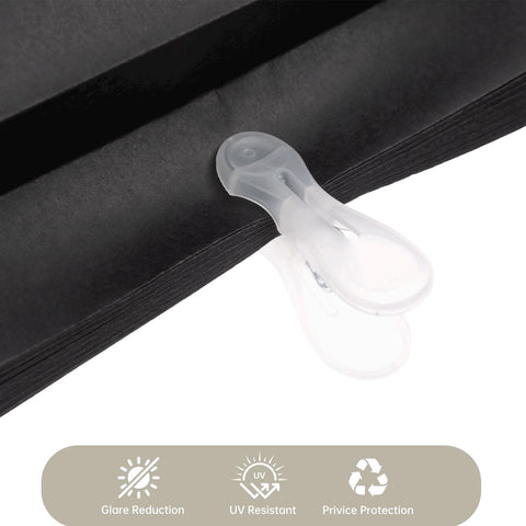 Changshade adjustable height clips illustrate flexible privacy levels.