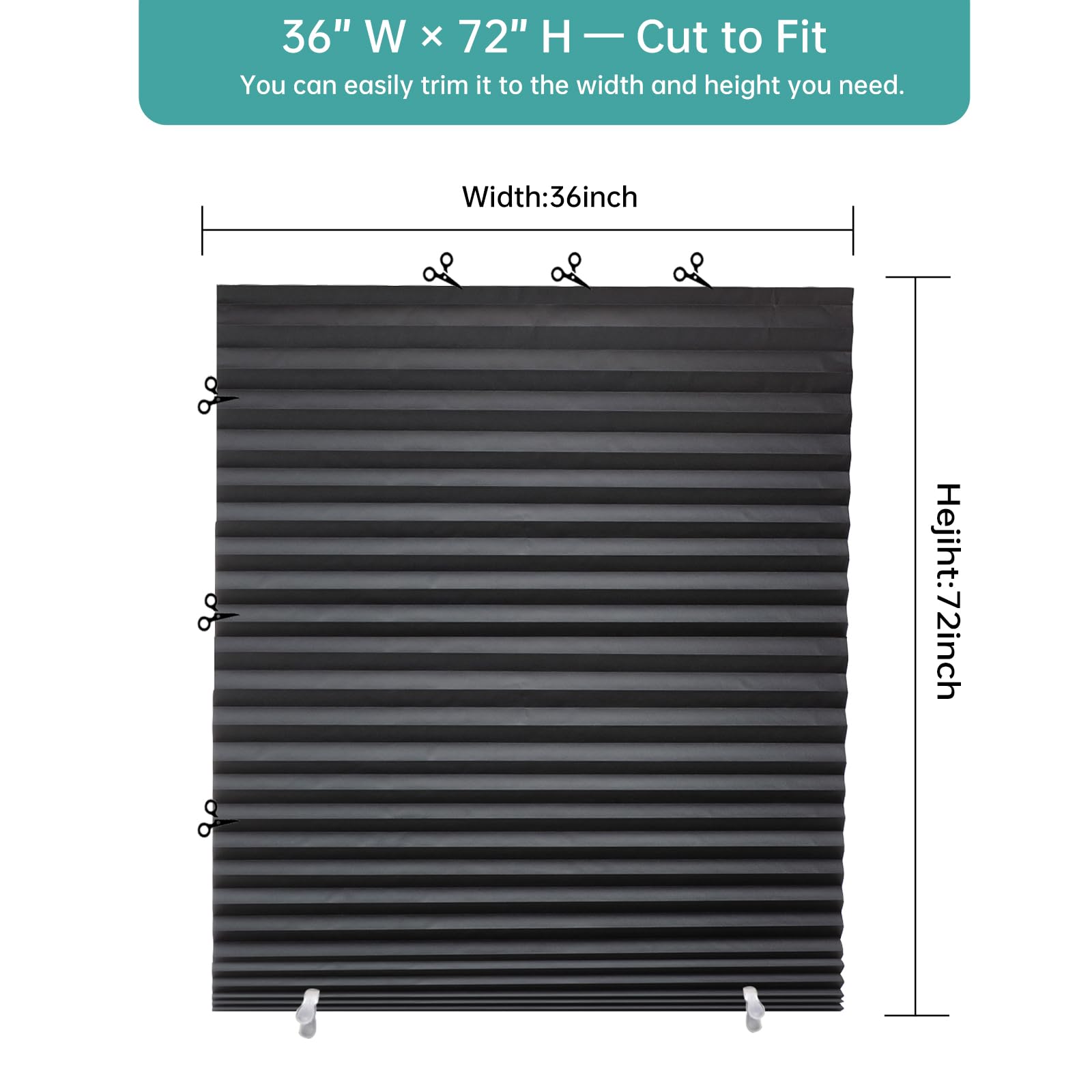 Changshade cut-to-size shades ready to fit any window.