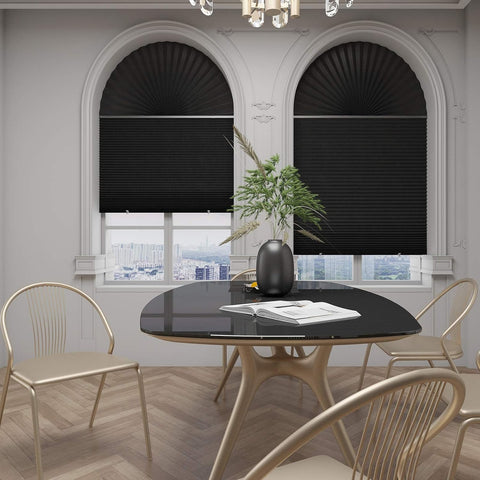 Changshade privacy and UV protection while maintaining soft daylight with white shades.