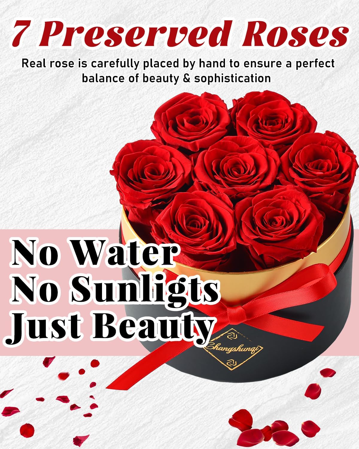 Changshunqi black gift box with silky ribbon, ready-to-gift presentation.