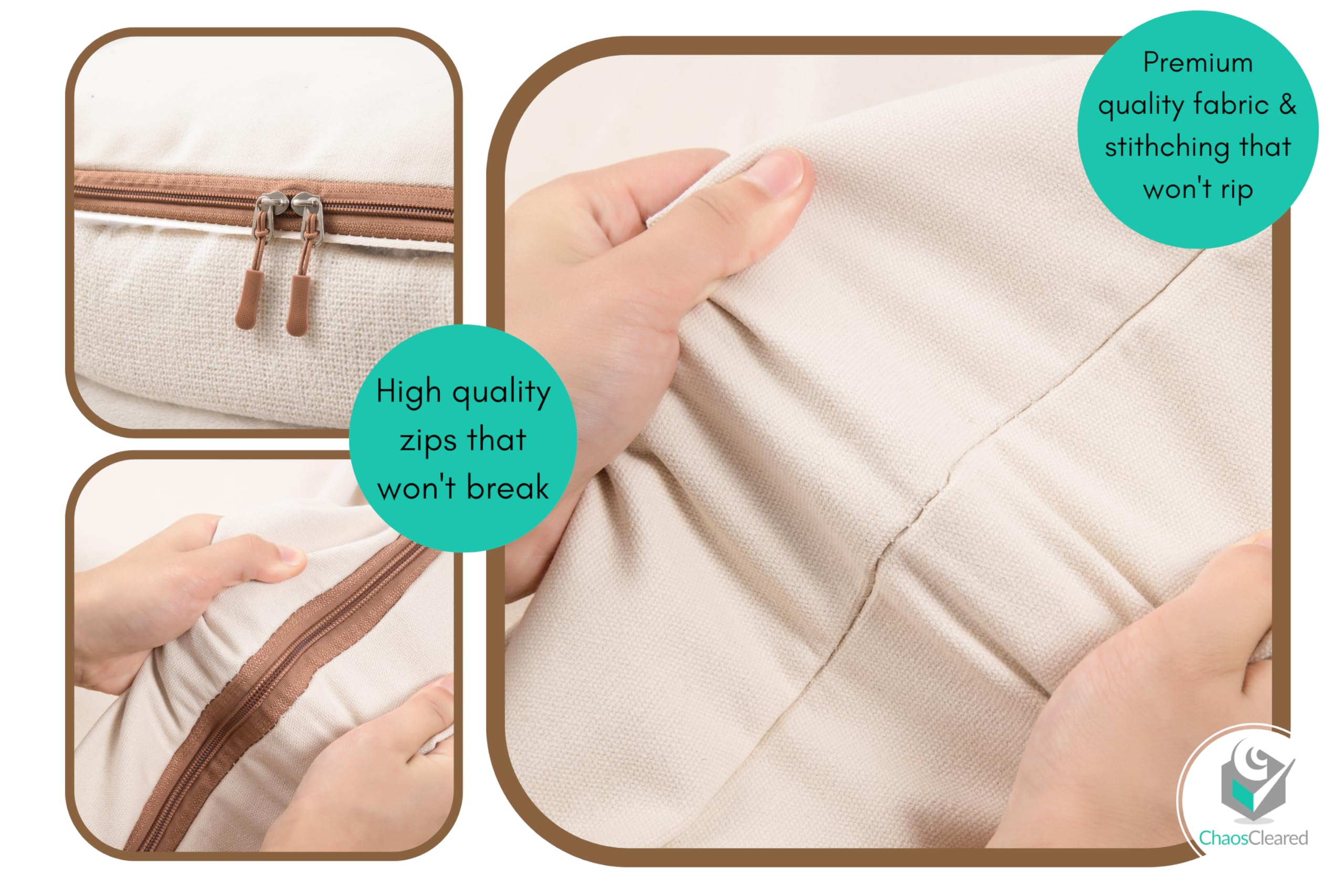 Chaos Cleared fold-flat design saves space when not in use.