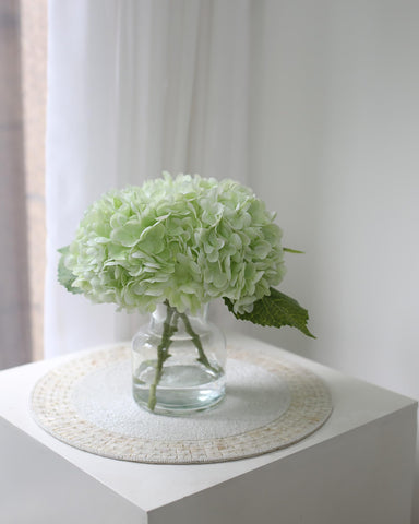 CHASMILE compact hydrangea vase fits small spaces beautifully.