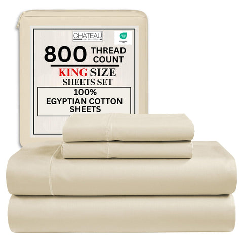 CHATEAU HOME COLLECTION king sheets deep-pocket closeup demonstrates premium fit and luxury feel.