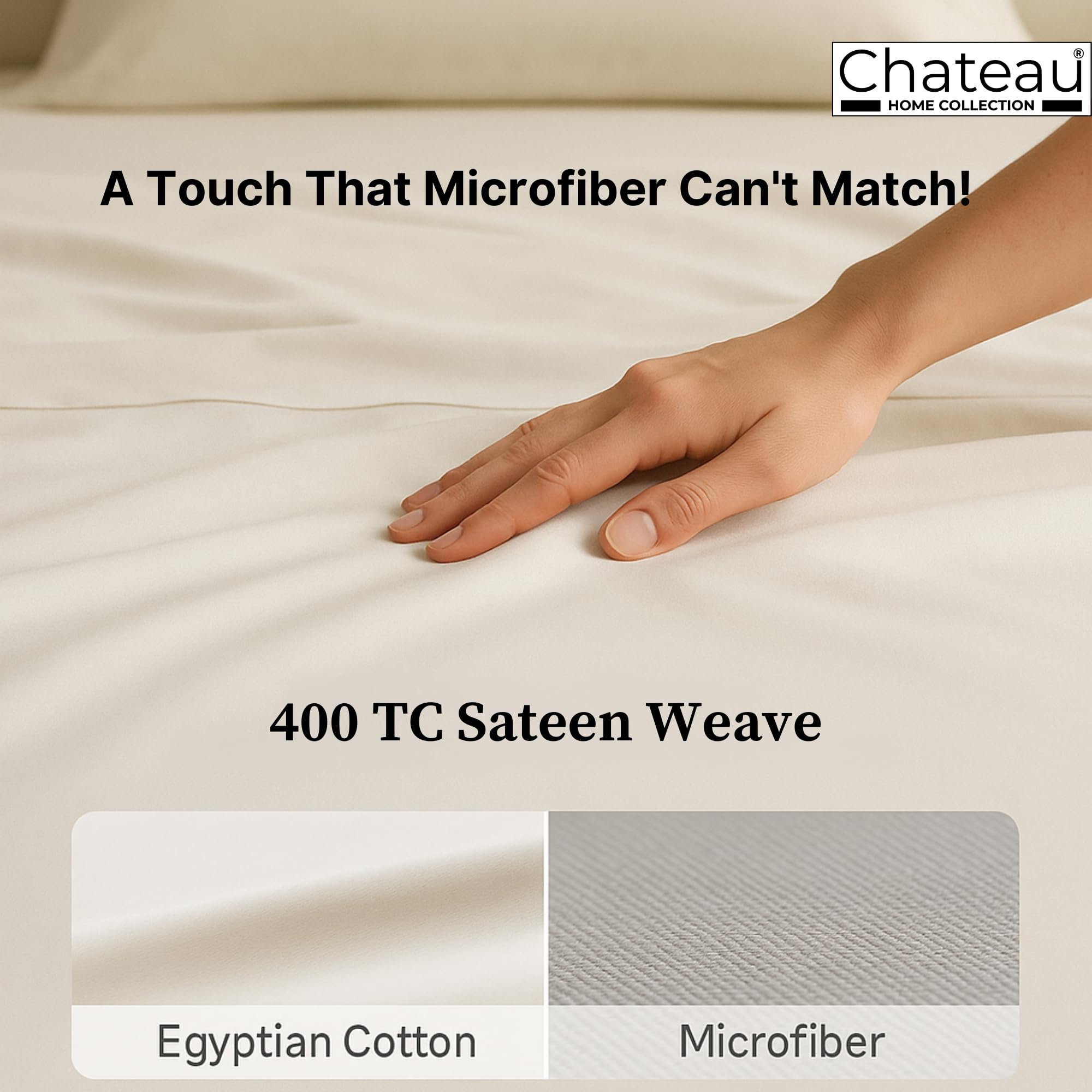 CHATEAU HOME COLLECTION OEKO-TEX certified assurance of safety and quality.