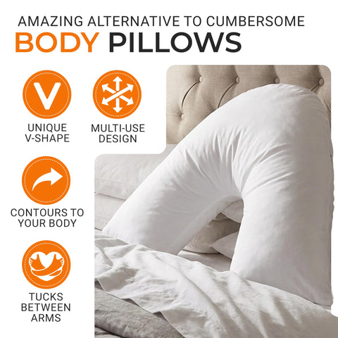 Cheer Collection removable pillowcase cover keeps the pillow clean and fresh.