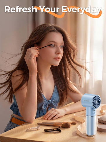 Cheerair handheld fan up to 15 hours of runtime for all-day use
