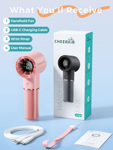 CHEERAIR Gift-ready summer essential for cooling on the go.