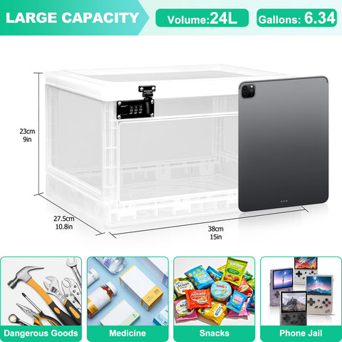 chefeggukk BPA-free transparent storage box suitable for fridge and kitchen