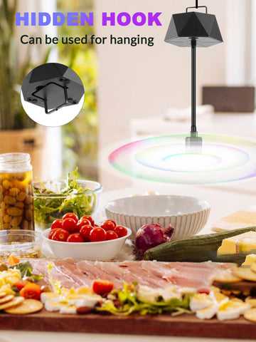 Chemotex Fly Fan battery-powered design uses two AA batteries.