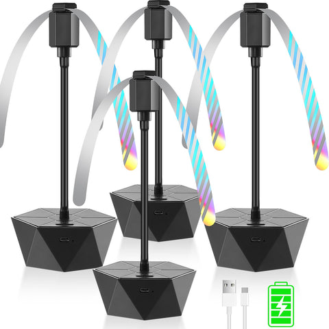 Chemotex table top fly fan 4-pack deter insects while protecting food