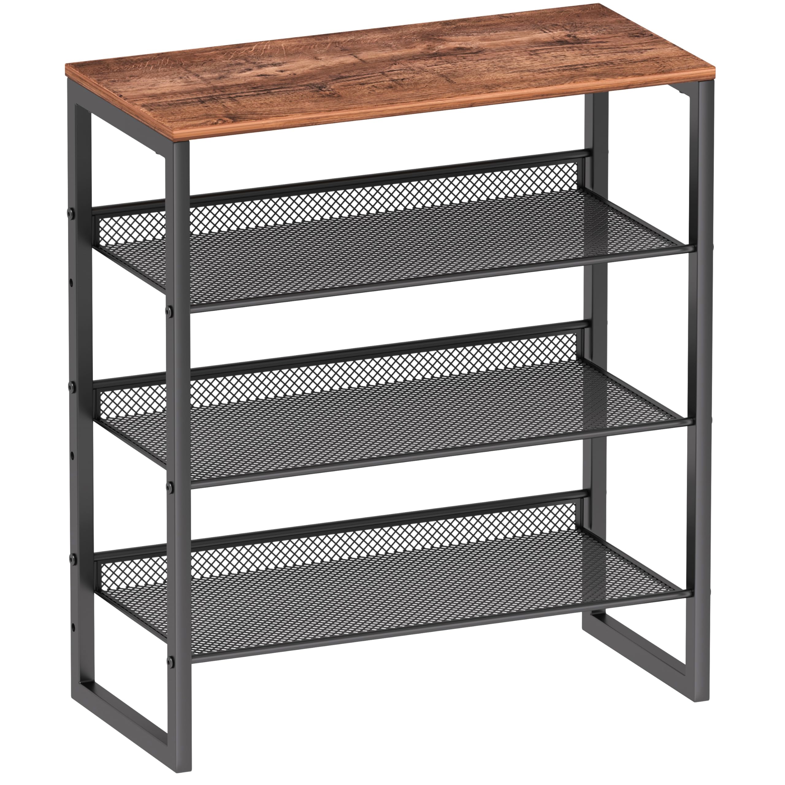 CHEMPFR Industrial Shoe Rack steel frame offering durable daily use and organized entryway storage