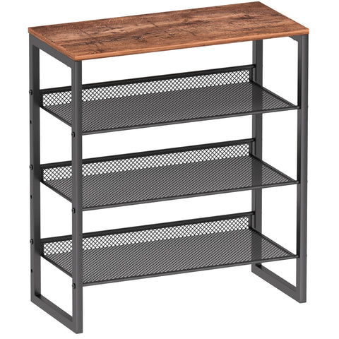 CHEMPFR Industrial Shoe Rack steel frame offering durable daily use and organized entryway storage