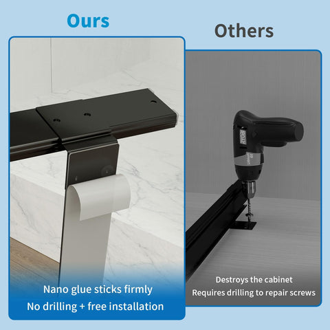 Chenthrall adjustable length from 12 to 16 inches fits diverse cabinets.