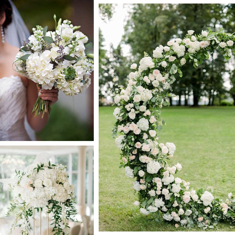 Cherica 100 piece hydrangea bulk for versatile centerpiece options.
