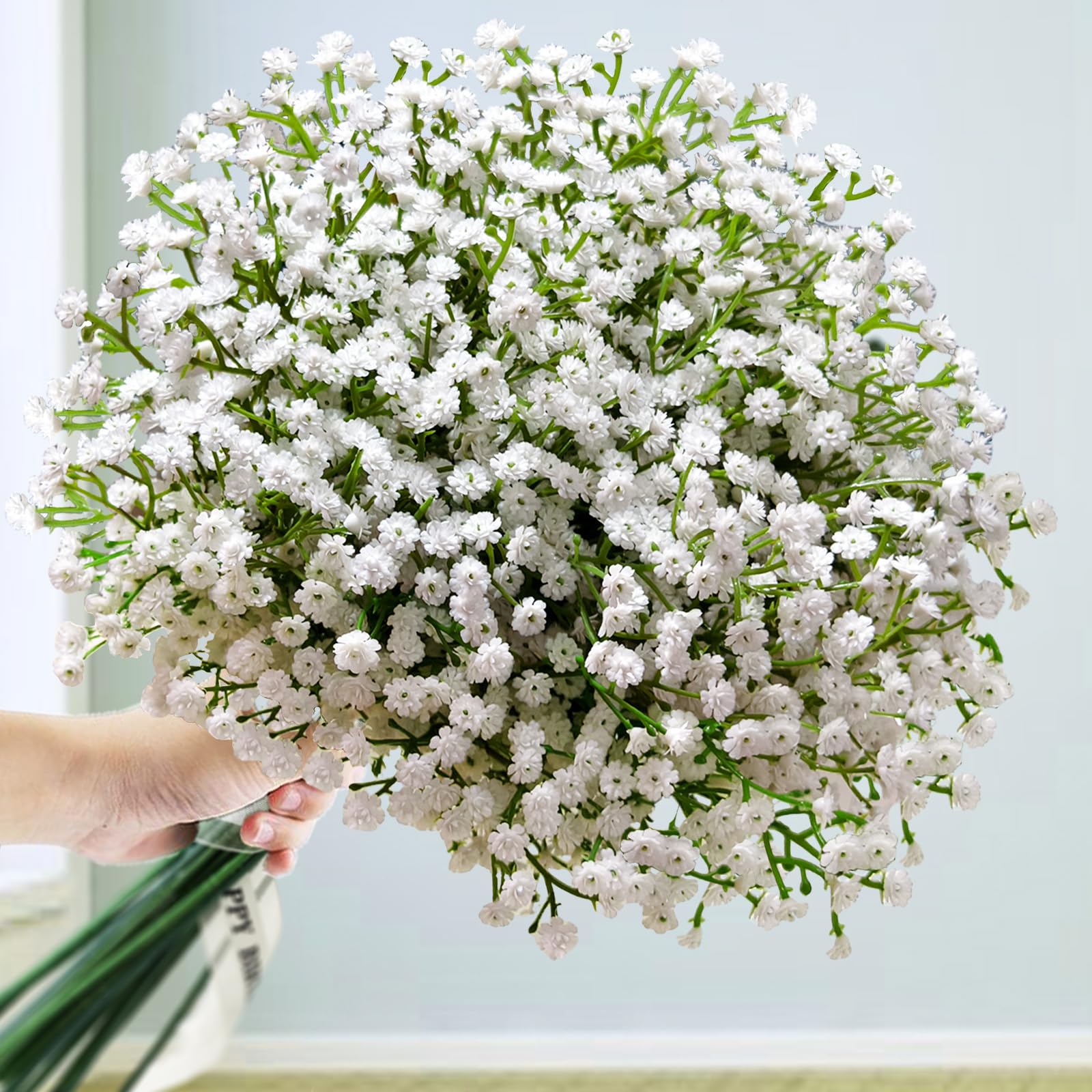 Cherica Baby Breath long stem handle 21in ideal for tall vases and bouquets
