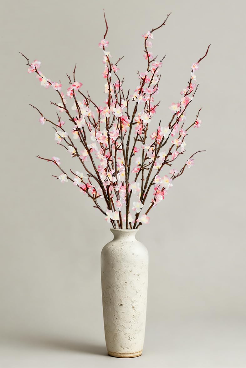 Cherica pink cherry blossom branch as a table centerpiece for events